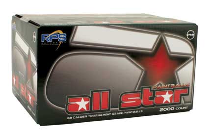 Box of allstar paintballs